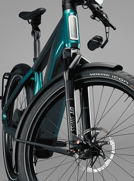 Starre of verende voorvork — Ride Opium Model L speed pedelec