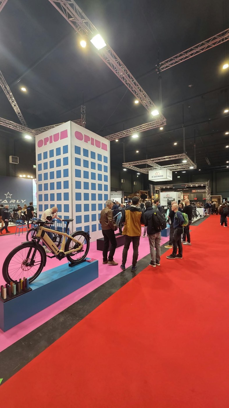 The Opium stand at Velofollies 2026 in Kortrijk